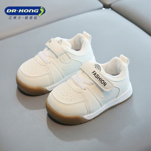 Dr. Jiang Baby Toddler Shoes 2026 Spring and Autumn New Style Shoes for Boys, Non-Slip Functional Shoes for Girls, Light Soft Soled Shoes, White, Cut Label, Remove Cabinet, 18 (Inside Length 13cm, Suitable for Feet Length 12cm)