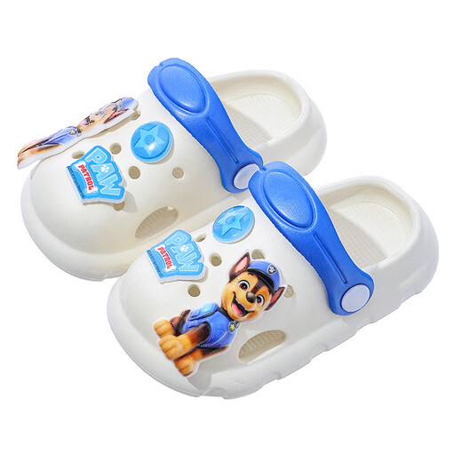 Ha Fat Pig Summer Cartoon Cute Genuine Paw Patrol Children's Sandals Slippers for Boys and Girls Non-Slip Outdoor Hole Slippers White Archie 16 0 (Inner Length 15.5CM)