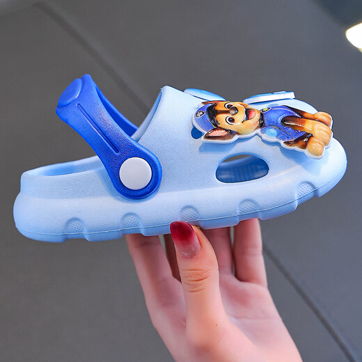 Ha Fat Pig Summer Cartoon Cute Genuine Paw Patrol Children's Sandals Slippers for Boys and Girls Non-Slip Outdoor Hole Slippers White Archie 16 0 (Inner Length 15.5CM)