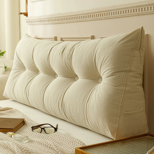 Nanjiren (Nanjiren) Bedside Cushion Soft Pack Double Crystal Velvet Long Pillow Pillow Large Backrest Internet Popular Back Pillow Back Cushion Corn Velvet Triangle - Morning Mist Green Length 60* Width 20* Height 50cm Nanjiren (Nanjiren) Bedside Cushion Soft Pack Double Crystal Velvet Long Pillow Pillow Large Backrest Internet Popular Back Pillow Back Cushion Corn Velvet Triangle - Morning Mist Green Length 60* Width 20* Height 50cm