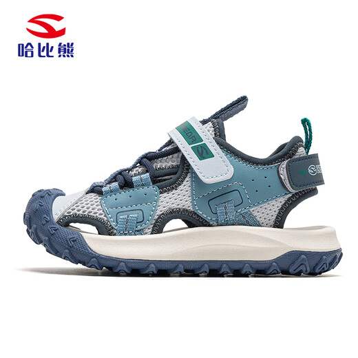 HOBIBEAR children's shoes summer children's toe-cap sandals outdoor sports boys' shoes lightweight girls' shoes 621308 blue 32