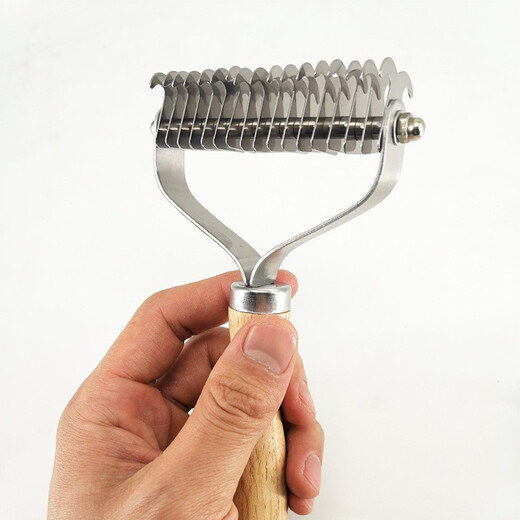 Hanhan Paradise Dog Hair Comb Pet Detangling Comb Long-haired Cat Comb Cat Brush Dog Hair Removal Comb Brush Beauty Supplies Pet Detangling Comb