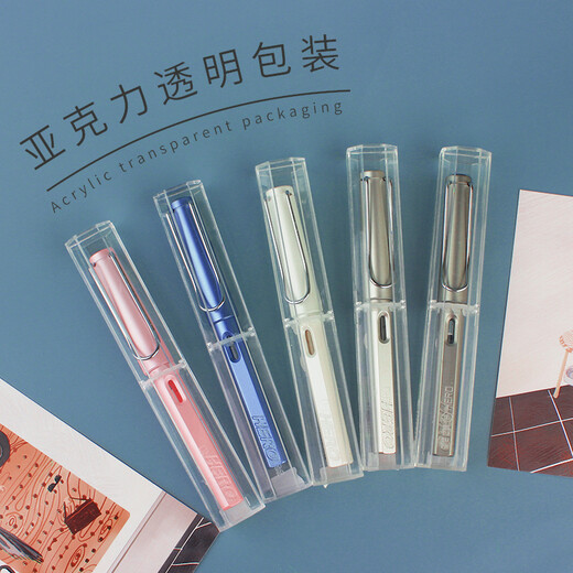 HERO New Year's gift pen 359B student office calligraphy practice iridium fountain pen (with 6 ink bags attached) EF tip pearlescent powder
