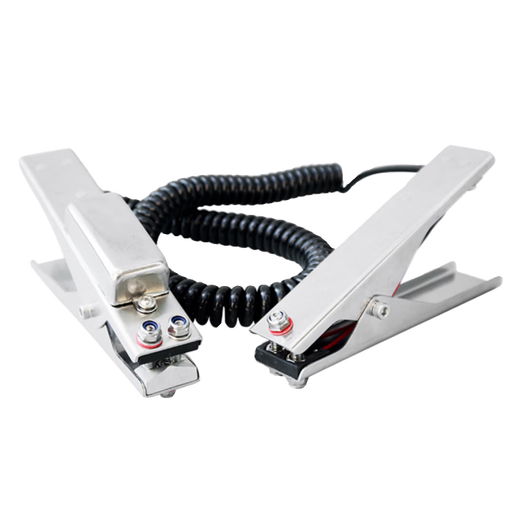 Clip Stainless Steel Sound and Light Alarm Clip Accessories Oil Tank Truck Chemical Plant Electrostatic Clamp Double Clamp Double Line 304 Single Clamp_+10 Meters Straight Line