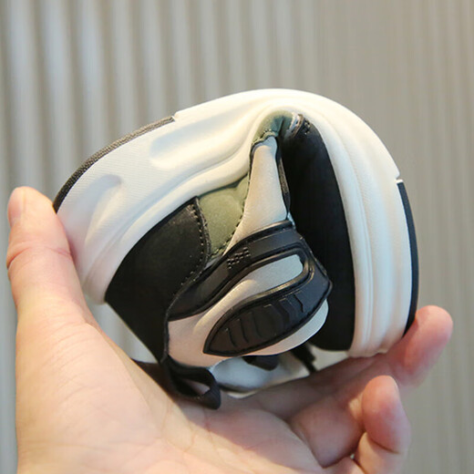 Dr. Jiang (DR KONG) new spring children's sports shoes for boys and girls from 1 to 3-6 years old, spring and autumn toddler shoes for girls, high tops, blue, cut label, removed from cabinet, 32, inner length 19.5 cm