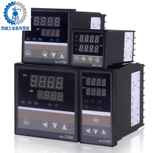 Thermostat digital display REX-C700/400/C100/C900 intelligent temperature controller Temperature controller temperature control meter C100 (K type input relay output)