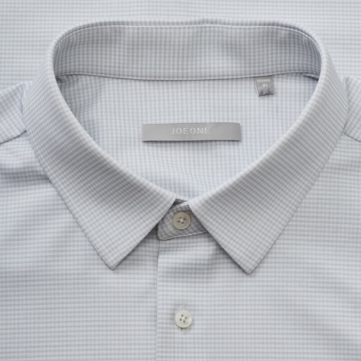 Jiumuwang shopping mall same style + mulberry silk men's short-sleeved shirt men's 2026 spring and summer new comfortable short-sleeved shirt men's slim version + gray green + JC2EV20617 45 (185/112B)