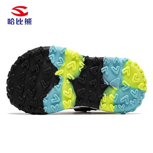 HOBIBEAR children's shoes summer children's sandals lightweight boys' beach shoes casual girls' shoes 621193 black and green 32