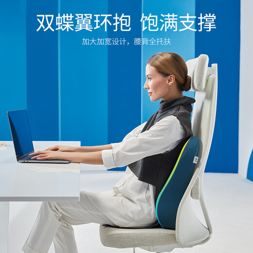 Jiao Automóviles Lumbar Asiento Cuschion Cushion Silla lumbar Silla lumbar Cushion CHOP Lumbar Asiento Cushion HemorRhoid Cushion SN677 Cushio de asiento mejorado [Gray de cáñamo] ''