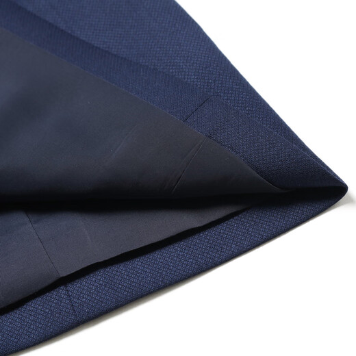 Yagel [100% australiano de lana merino] Spring Spring Men's Pure Business Traje de boda casual Jacket Blue oscuro L 175/96A