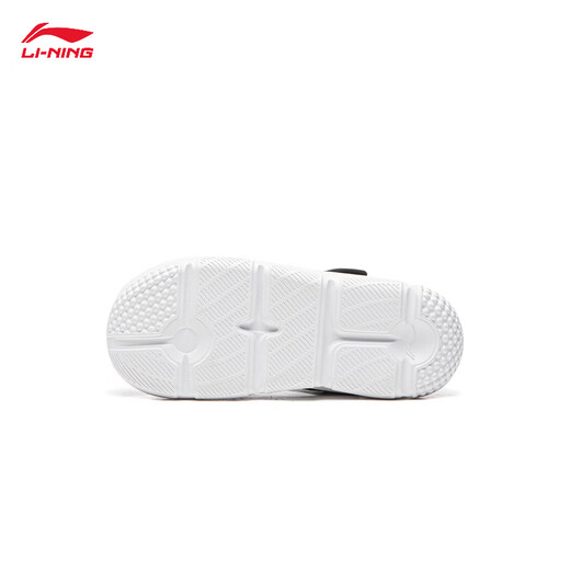 Li Ning Children's Shoes Sandals Boys 2026 New Breathable Casual Sports Lifestyle Series Versatile Trendy Fashion Sports Shoes Black-1 27