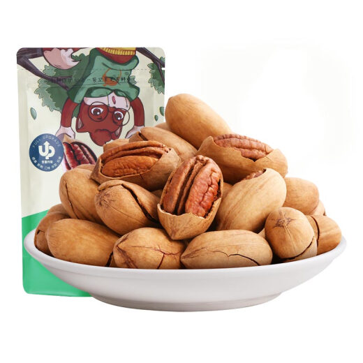Three Squirrels Pecan Daily Nuts Roasted Seeds and Dried Fruits Imported Leisure Snacks Snacks 120g/bag