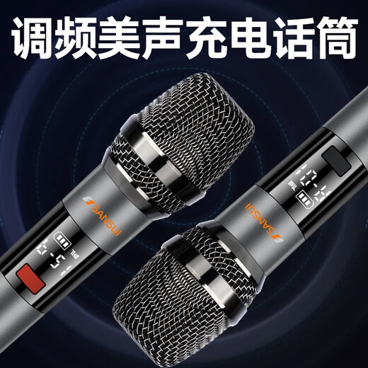 SANSUI professional all-in-one high-volume karaoke video speaker touch screen indoor outdoor pull rod high-power performance performance karaoke home home ktv audio PU106 10-inch subwoofer + stand