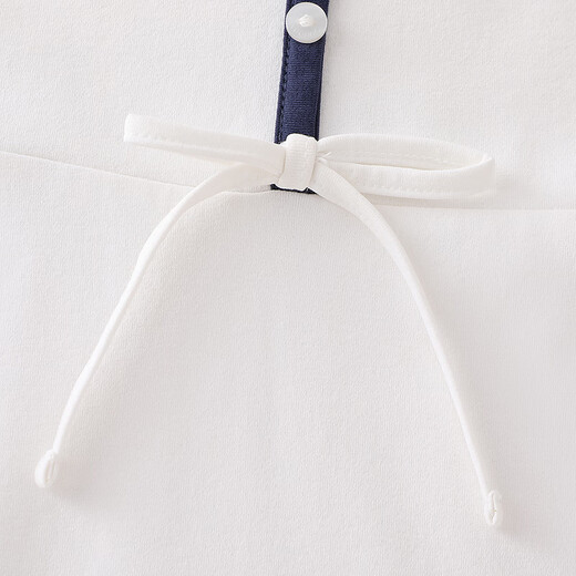 YEEHOO children's skirt girls lapel vest dress summer moisture-absorbing quick-drying sunscreen antibacterial sports style dress Ying's white 110 cm