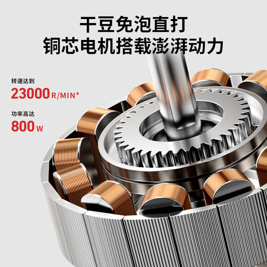 THERMOS wall-breaking machine soy milk machine fully automatic no-cook 2026 new silent no-wash household self-cleaning 1L juicer for 3-4 people frequency conversion light sound cooking machine large capacity can be reserved filter-free light sound ivory white