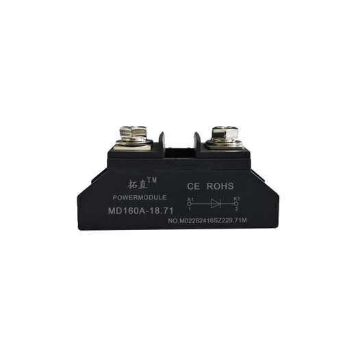 160A200A high power diode single channel MD110A135A253A 1000V1800V3000V anti-reverse charge MD100A-30.71 with radiator fan (fan 1221