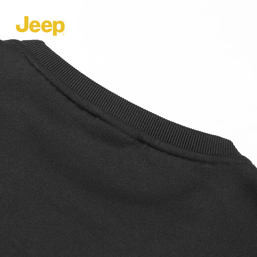 JEEP Jeep round neck sweatshirt men's heavy loose spring casual high-end youth trendy sweatshirt
