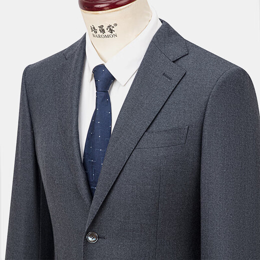 Peromon wool mulberry silk - the same style in the mall, high-end semi-linen lining, light luxury wool suit, men's suit suit