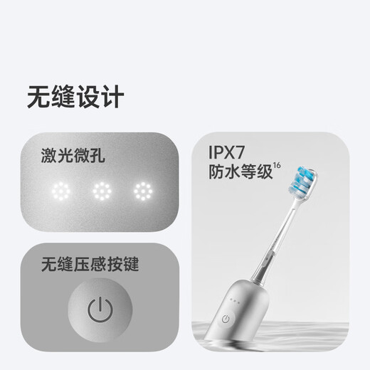 Laifen generation sweeping vibration electric toothbrush adult couple gift for boyfriend and girlfriend birthday gift laifen deep cleaning gum protection lightweight portable toothbrush blue