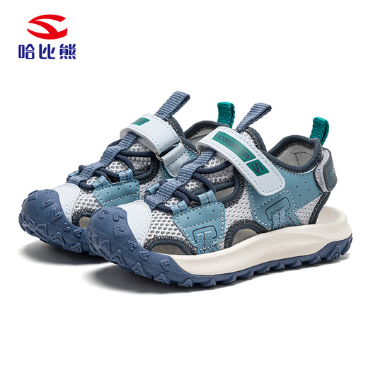 HOBIBEAR children's shoes summer children's toe-cap sandals outdoor sports boys' shoes lightweight girls' shoes 621308 blue 32