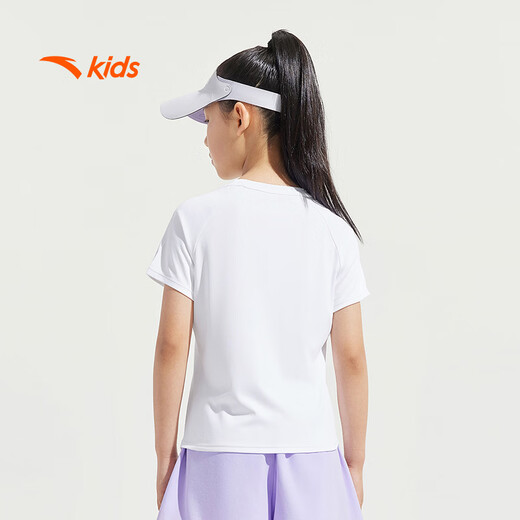 Anta children's short-sleeved T-shirt for girls and boys summer breathable sports knitted short-sleeved shirt A62525106