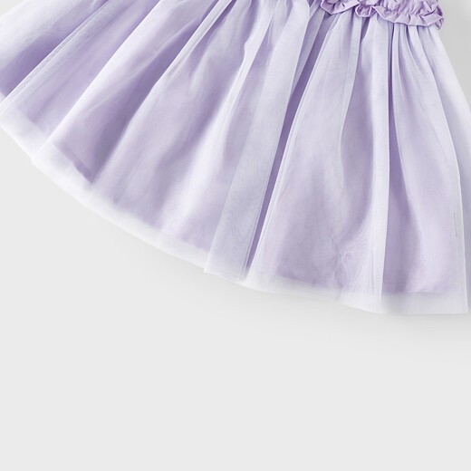 Tongtai (TONGTAI) baby girl skirt summer thin children's dress girl vest dress princess tutu skirt purple 100cm