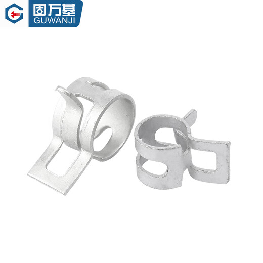 Guwankidacro Elastic Blamp en acier ceinture cerceau à ressort à ressort en acier à eau Pipe d'huile de tuyau 65 Clamp en acier manganèse Q673 Pince de tuyau M19X10X1 [10 pièces]