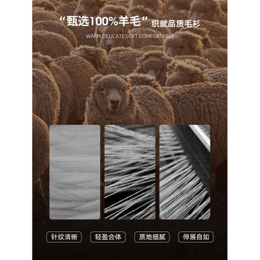 Crocodile CARTELO French crocodile pure wool sweater crocodile shirt lapel zipper cardigan men's autumn and winter solid color needle gray M recommended 90-115Jin Jin equals 0.5 kg