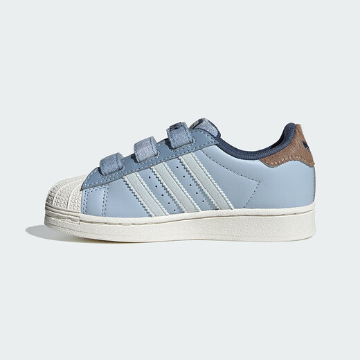 阿迪达斯（adidas）童鞋秋男女小童三叶草SUPERSTAR贝壳头小白鞋儿童运动板鞋IH3291
