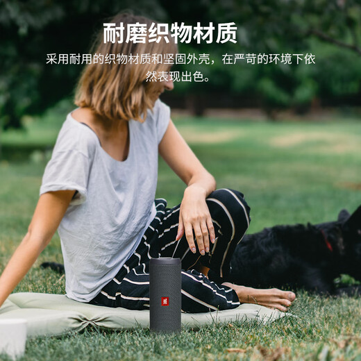 JBL FLIP ESSENTIAL 2 旗舰款二代 蓝牙音箱 户外便携音响 防水设计 桌面低音炮 毕业礼物 炫酷黑