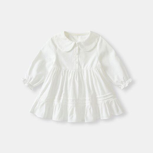 BORBOON B Baby Dress 2026 Spring Girls Fashionable Princess Dress Baby One Year Old Dress Skirt Set Outing Clothes Two-piece Set 6815 Purple + Skirt 80