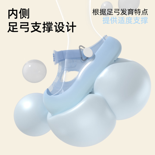 babycrayon稳步儿童洞洞鞋男女小童宝宝凉拖鞋夏外穿2026新款包头防撞拖鞋 蓝色 15 cm内长【150】适合脚长14.5cm