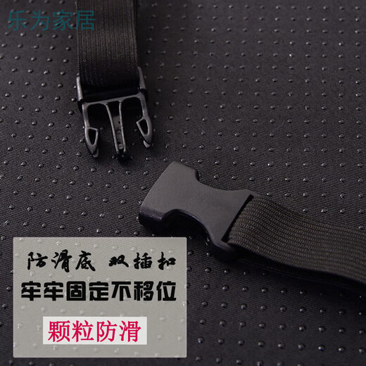 Qiaorui linen memory foam student stool chair cushion high school classroom rectangular non-slip removable and washable employee butt pad Four seasons hemp grass green non-slip bottom + double buckle 35*24*4 memory cotton core