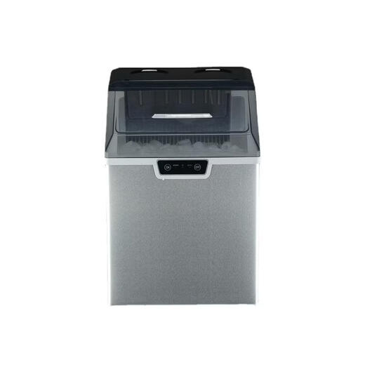 OEM Europe, America, Japan and Taiwan 110V220V fully automatic small refrigerator household round ice stainless steel new ice machine stainless steel box transparent front cover 14 round icicles European regulations