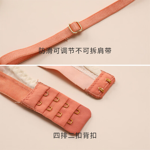 金三塔无钢圈真丝聚拢文胸透气舒适唯美轻薄仙女内衣蕾丝文胸 云曦白 S