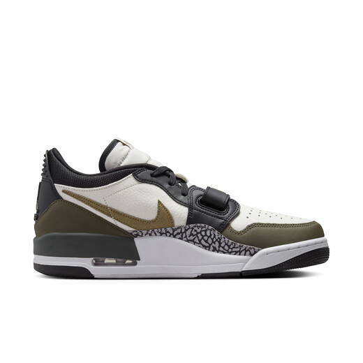 耐克（NIKE）Jordan官方耐克乔丹AJ312男子运动鞋夏季缓震低帮CD7069 120帆白/中橄榄绿/黑/狼灰 41