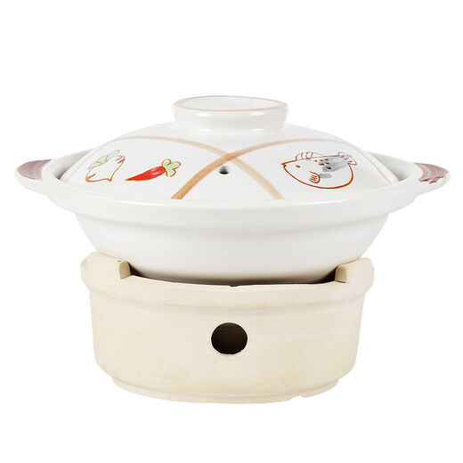 JAHE ceramic alcohol stove pot base Chinese small hot pot dry pot hotel stew dry roasted casserole household dry pot set solid alcohol wax 1 pack (50 pieces) 1cm