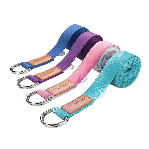 PROIRON yoga elastic belt Pilates rope extended stretch belt training stretch belt purple