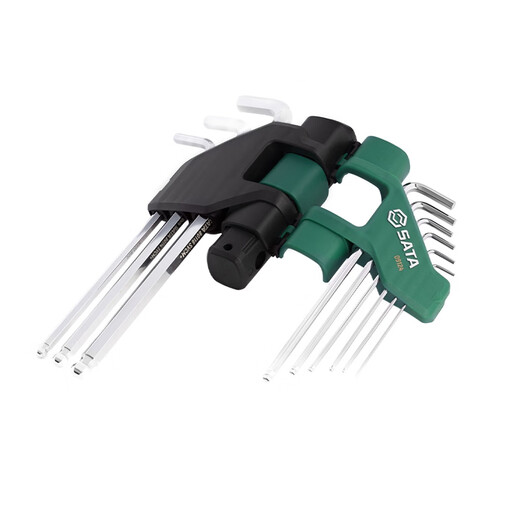 SATA Tools 9-piece power-increasing special long ball head hexagonal wrench set 09124