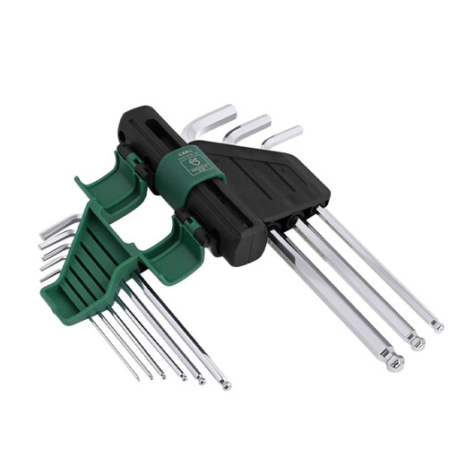 SATA Tools 9-piece power-increasing special long ball head hexagonal wrench set 09124