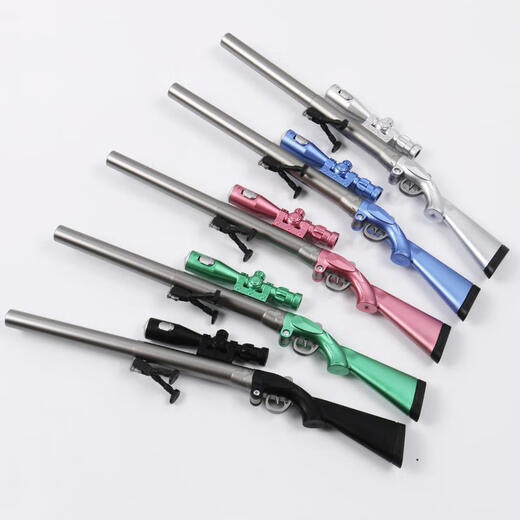 Créative de stylo neutre mange de poulet stylet 98K PUBG BOY GUR avec un stylo d'école élémentaire léger noir trois fusils de chasse S686