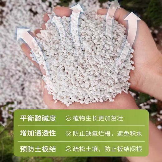 Perlite hard 80 liter whole package plant universal nutrition soil-rooted orchid succulent Phalaenopsis blueberry 5 liters 4-9mm super hard perlite
