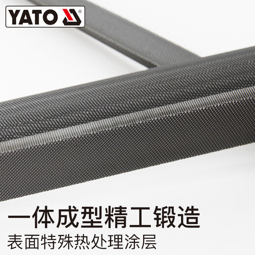易尔拓（YATO） 钳工锉刀金属挫刀矬子打磨工具木工搓刀中齿三角半圆三棱钢锉 中齿三角锉8