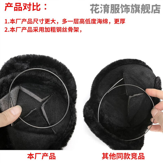 Ear-protecting ear cups Winter ear cups Warm ear cups Autumn and winter plush ear cups for men and women rear wear warm ear covers larger and thickened black thin style