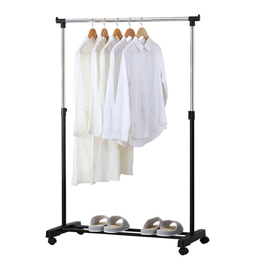 Yicai Nianhua Clothes Drying Rack Balcony Floor Standing Single Rod Drying Rack Liftable Clothes Rack YCC2021