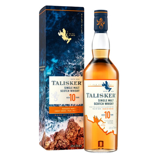 泰斯卡（Talisker)10年/风暴SR限量进口洋酒苏格兰斯凯岛单一麦芽威士忌 十年