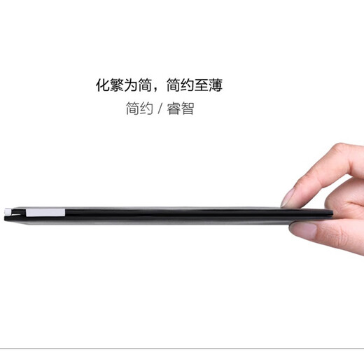 WILLIAMPOLO Paul ultra-thin wallet men's long cowhide card bag men's ID bag bank card holder Father's Day gift for dad blue cross pattern