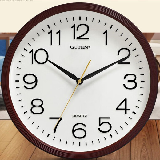 Wen shiou reloj silencioso sala de estar de muro de muro de cuarzo moderno simple