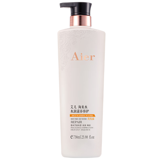 Aier Rice Water Shampoo Pflegendes, feuchtigkeitsspendendes, Anti-Schuppen- und reparierendes Duftshampoo 738 ml Taomi Water Feuchtigkeitsspendendes, nährendes und reparierendes Shampoo 738 ml