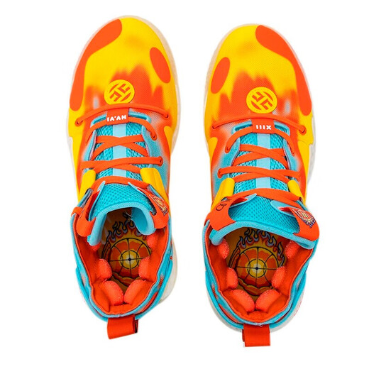 
Adidas basketball shoes men's shoes new Mitchell 4-generation signature version practical cushioning sneakers lightweight and breathable casual shoes HP9905 orange blue 42